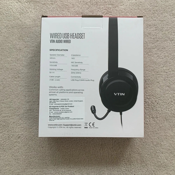 New Stereo Computer Wired Headset - Picture 3 of 7